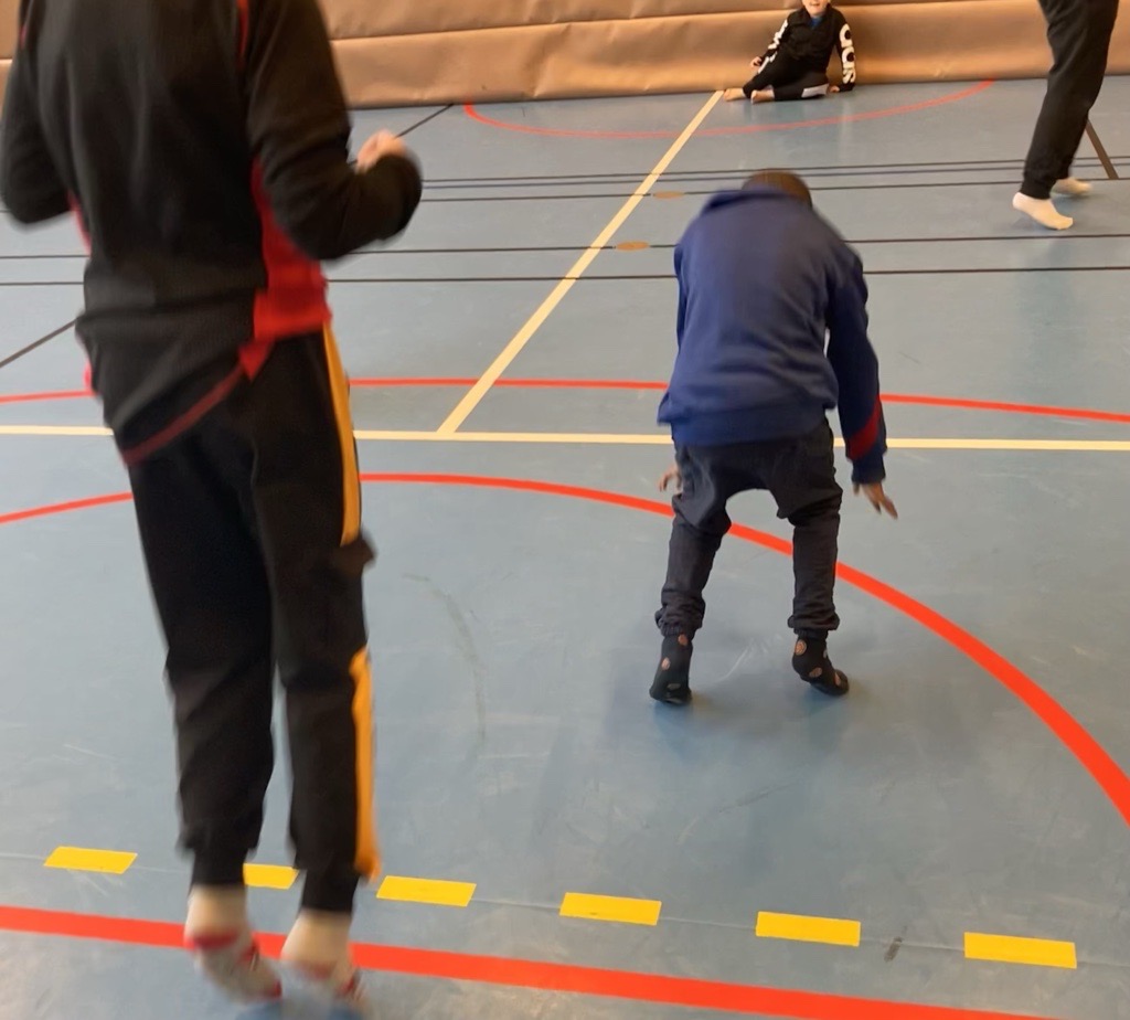 Lek i idrottshall